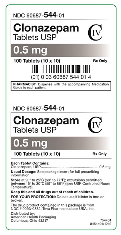 0.5 mg Carton.jpg 0.5 mg Clonazepam Tablets Carton - 0.5 mg Carton